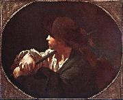 PIAZZETTA, Giovanni Battista Shepherd Boy ag oil on canvas